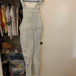 Distressed pinstripe over all’s